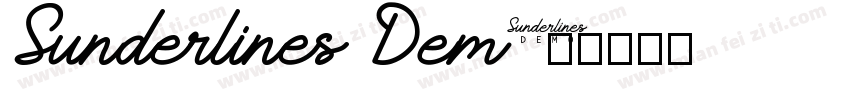 Sunderlines Dem字体转换